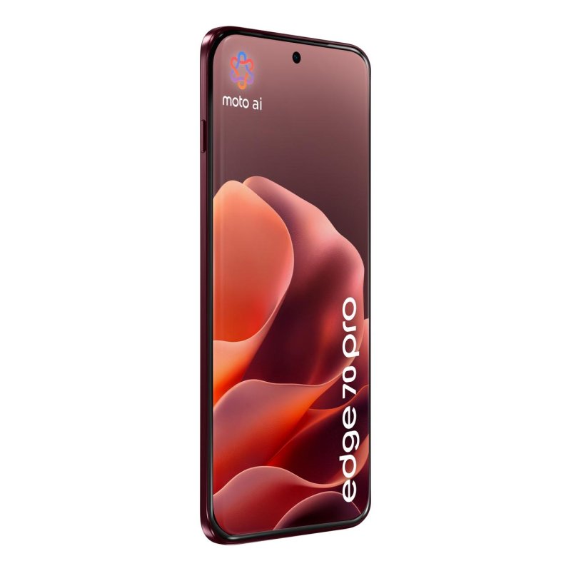 Detalle de Motorola Edge 70 Pro 5G 12GB/512GB, 6.78" Burdeos: potencia, fotografía y resistencia en un único dispositivo