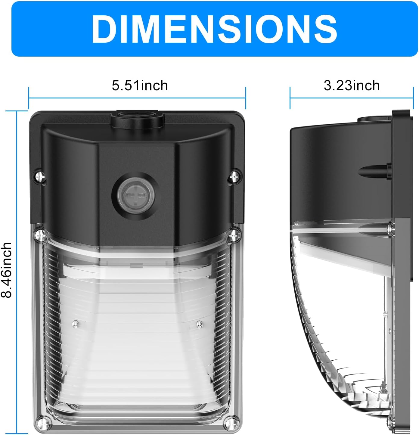 Thumbnail 6 de G GJIA L231030 30W LED Wall Pack Lights, 5000K, 3,600 Lumens, 2-Pack