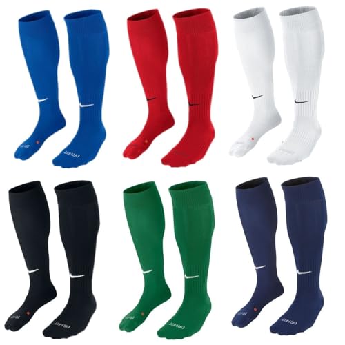 Detalle de Nike Mixte Classic 2 Chaussettes Multicolore Pine Green White – Large EU
