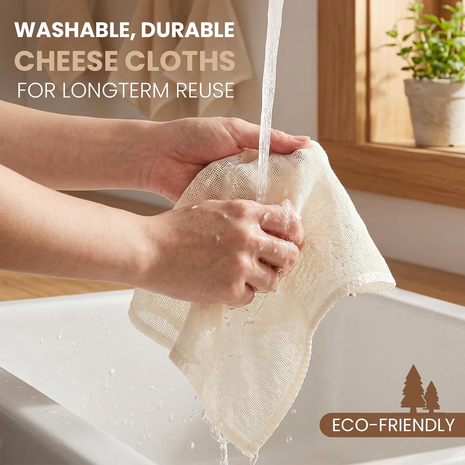 Thumbnail 5 de Cheesecloth Straining Cloths, 18 x 18 Inch