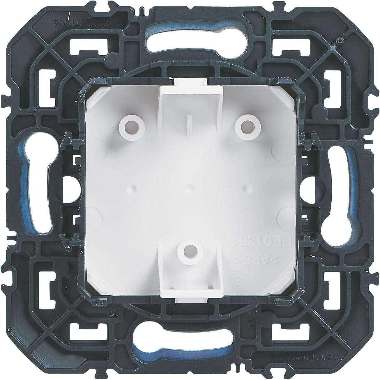Detalle 2 de LEGRAND Obturateur Blanc Composable Dooxie — pour boîte d’encastrement et passage de câble
