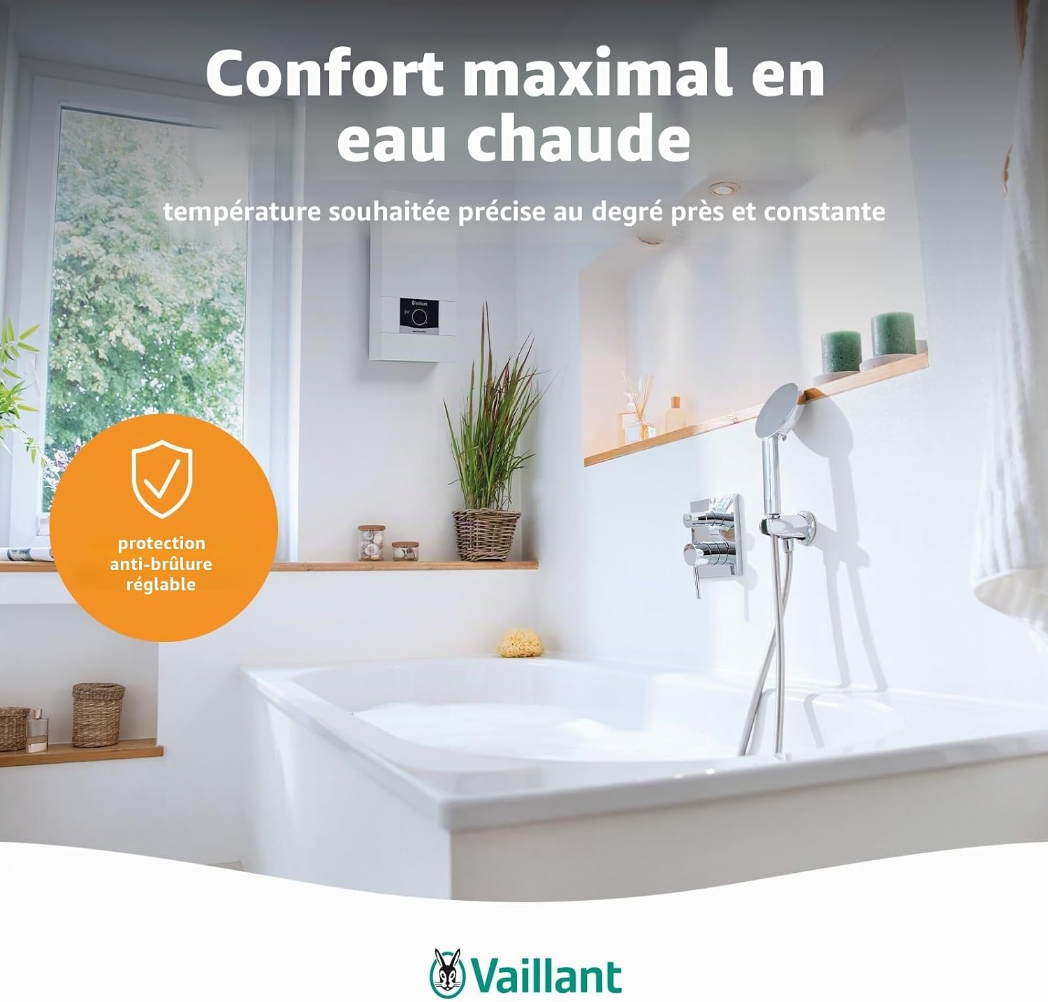 Thumbnail 1 de Vaillant Chauffe-eau électronique VED E 21/8 — eau chaude fiable et précise