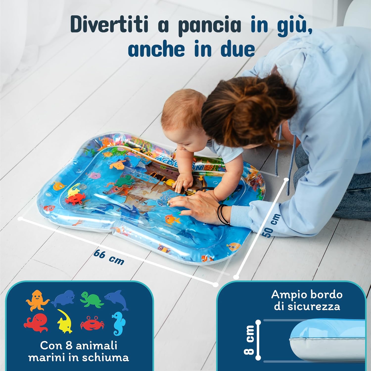 Thumbnail 1 de NouBaby Tappetino Acqua Tummy Time Neonati