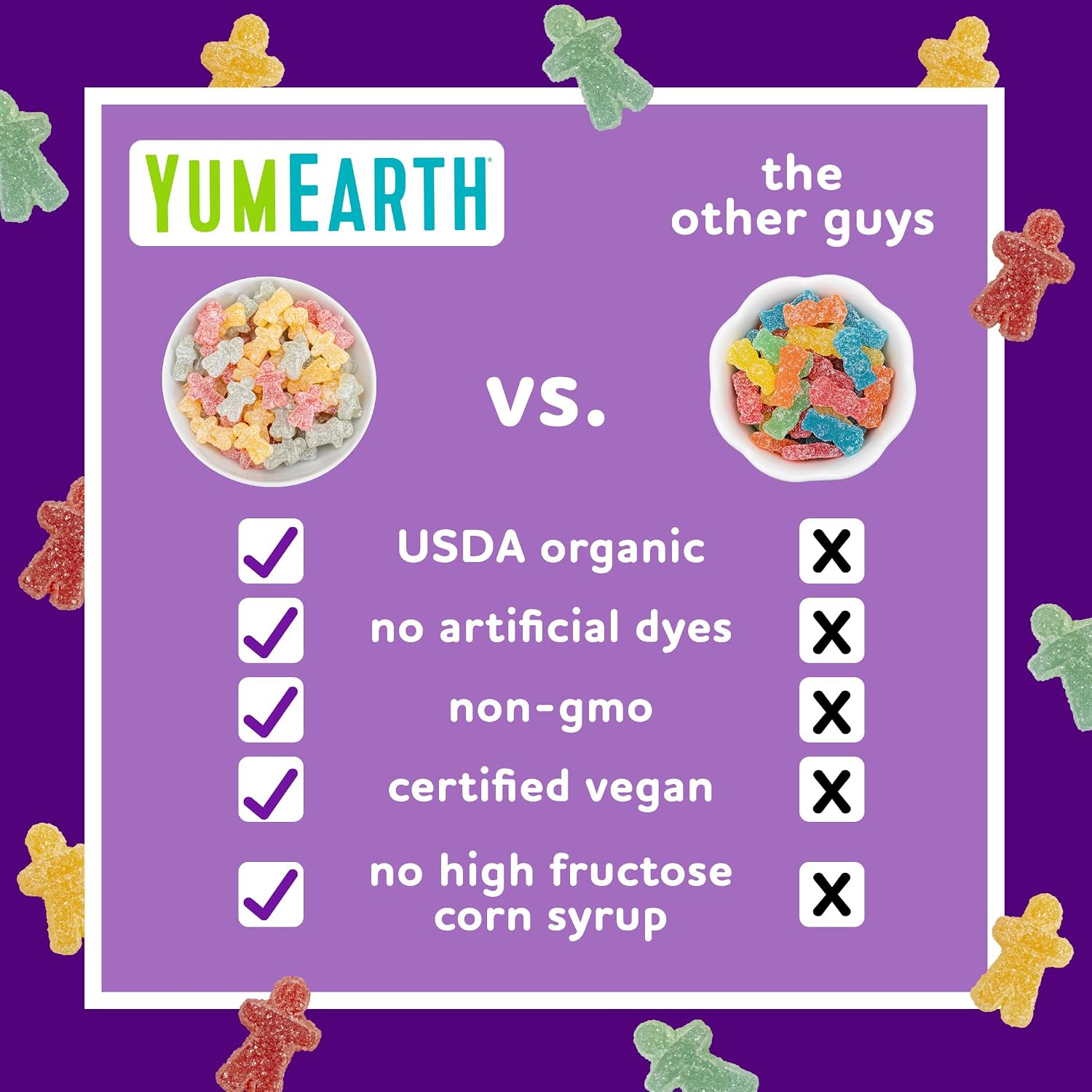 Thumbnail 5 de YumEarth Organic Sour Littles Chewy Candy, 15 Count, 7.5 Ounce