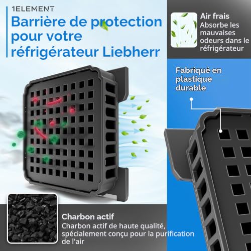 Detalle 2 de 1E filtres à charbon actif pour réfrigérateur