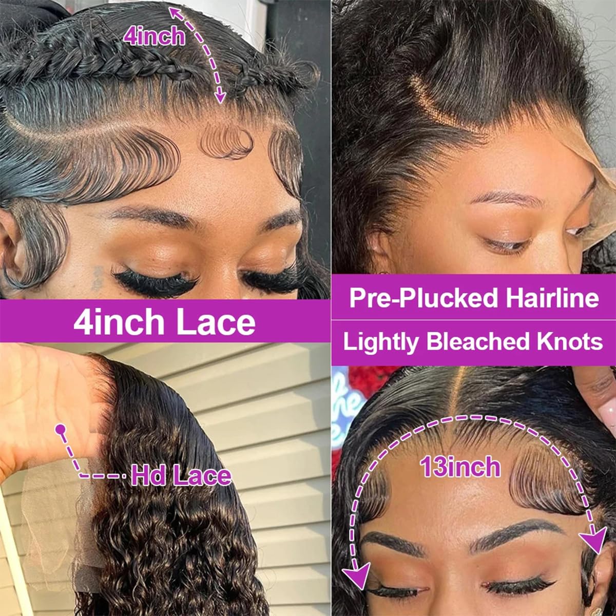 Thumbnail 4 de Noxlouis 34 Inch Deep Wave Wig 💇♀