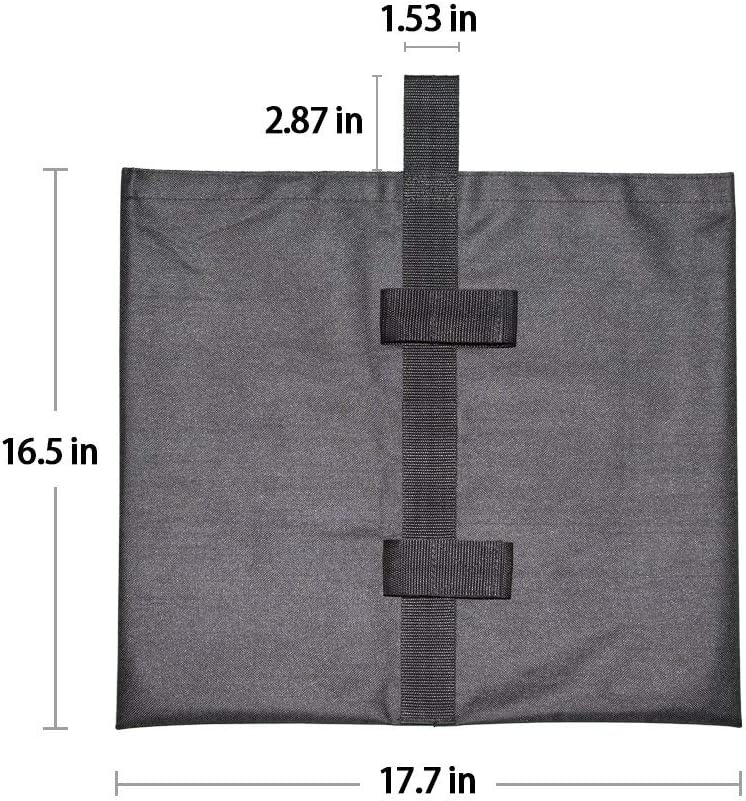 Detalle de Set di 4 sacchi di sabbia RIOGOO (11,3–13,6 kg ciascuno) per tendine pop-up e tende zavorrate