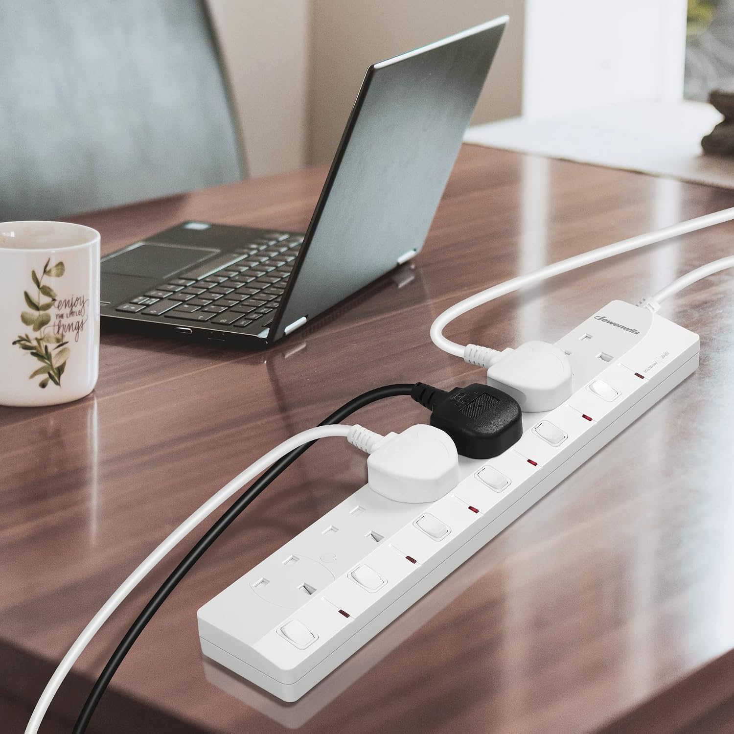 Thumbnail 4 de DEWENWILS 6 Way Surge Protected Extension Lead 3M