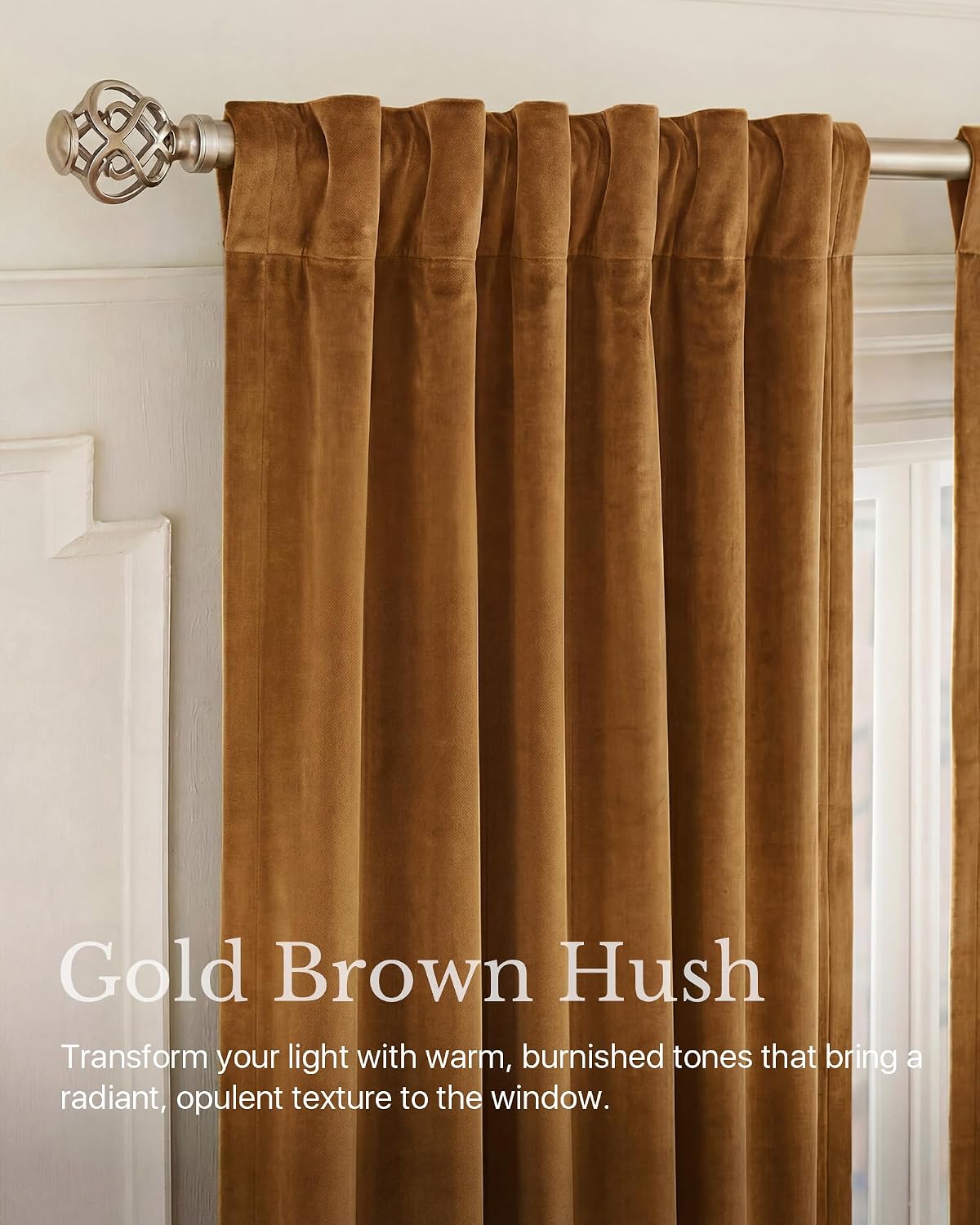 Thumbnail 5 de NICETOWN Velvet Curtains 84-Inch Length