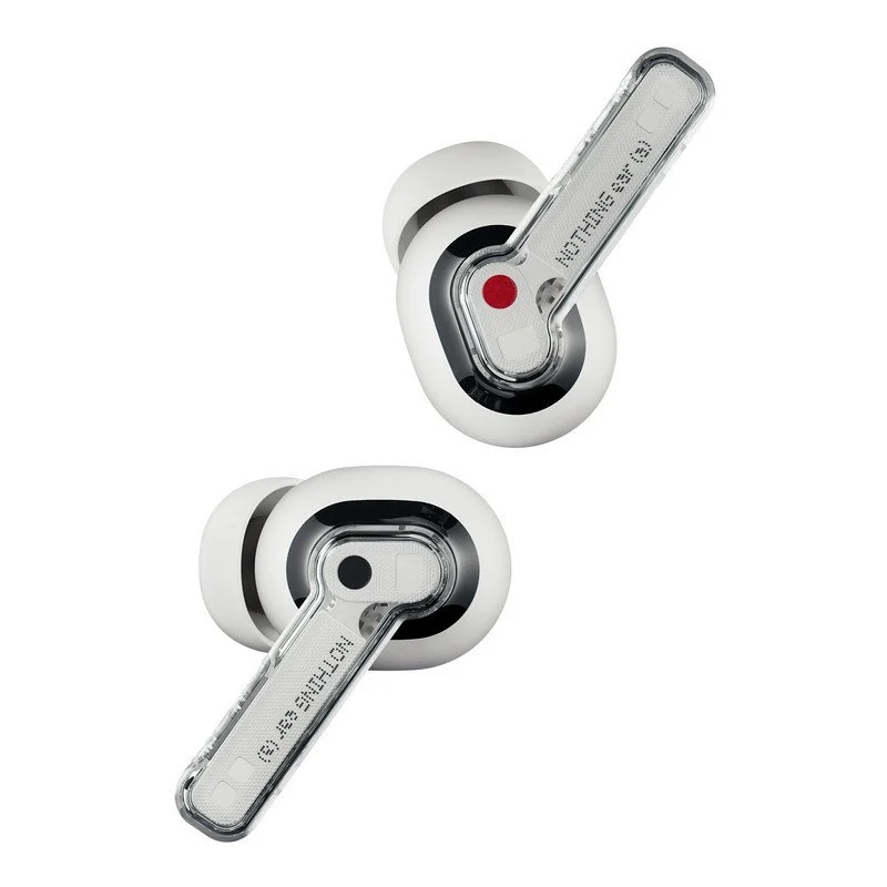 Detalle de Nothing Ear (a) Auriculares Bluetooth con ANC blancos