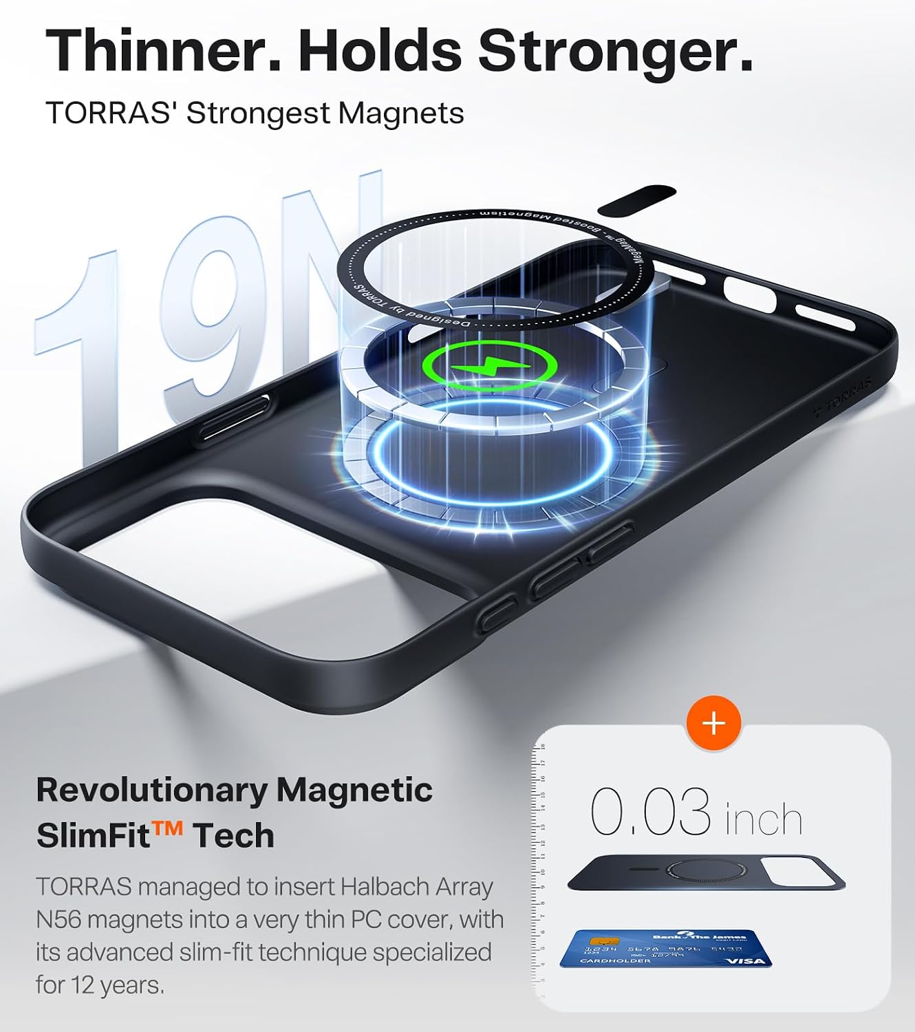 Thumbnail 3 de TORRAS Magnetic Slim-Fit iPhone 17 Pro Max