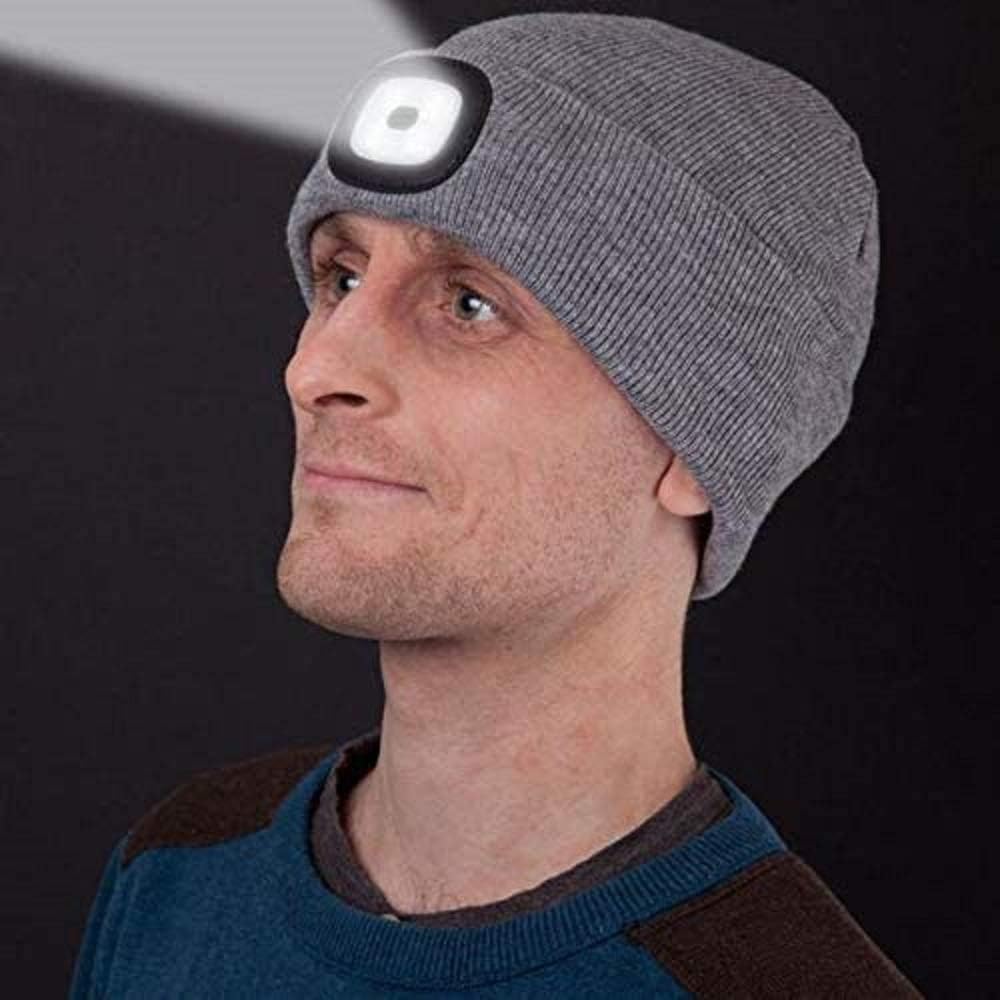 Thumbnail 1 de COTOP Unisex LED Headlamp Beanie Cap – Warm Winter Beanie with Detachable Light for Hands-Free Illumination