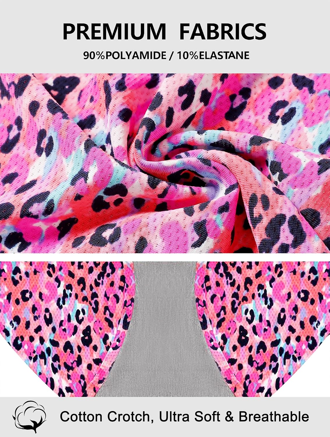 Thumbnail 1 de VOENXE lot de 5 culottes femme sans couture hipster microfibre seamless