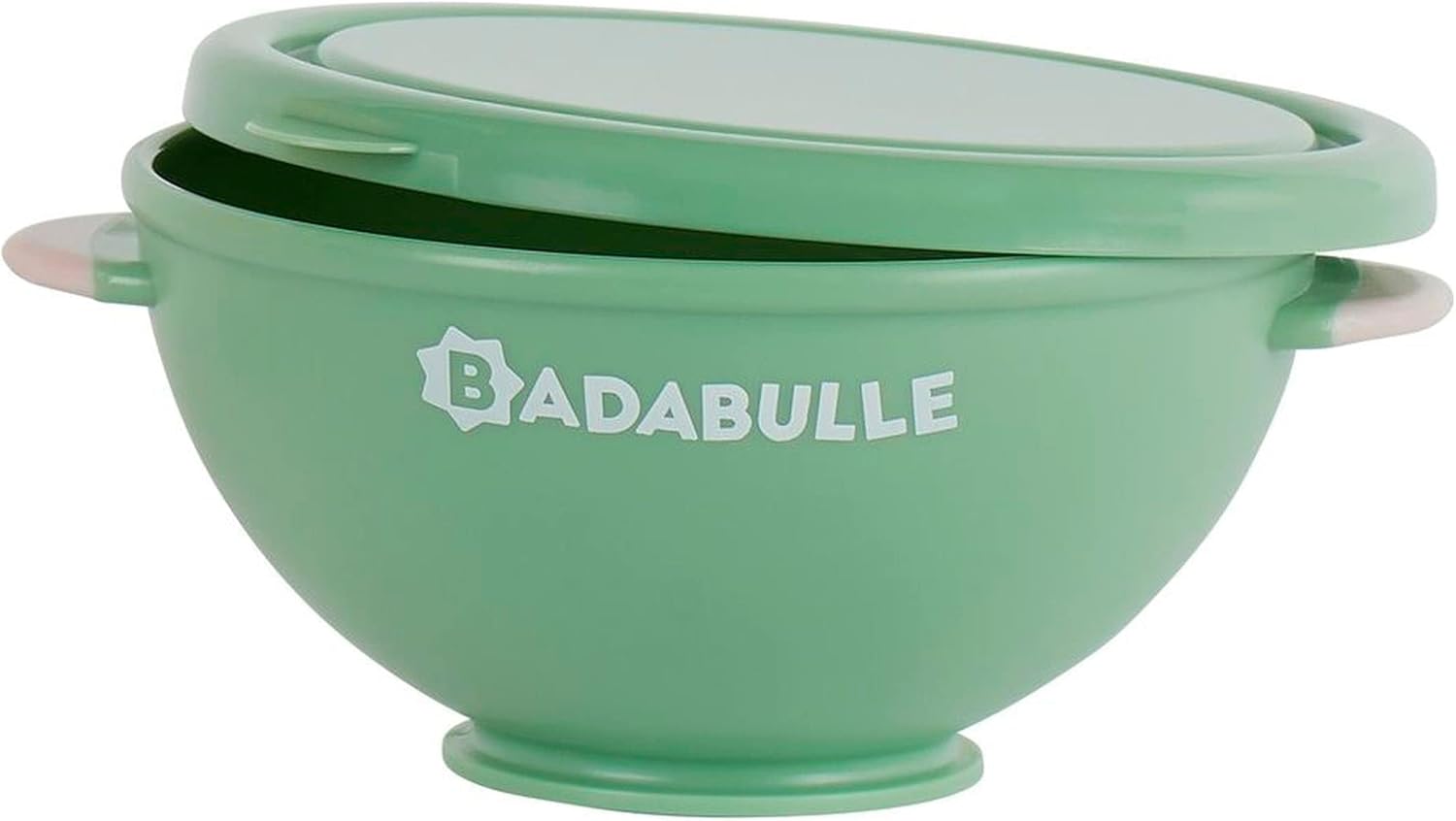 Detalle de Badabulle Set di 5 ciotole antiscivolo 330 ml e 3 cucchiai morbidi