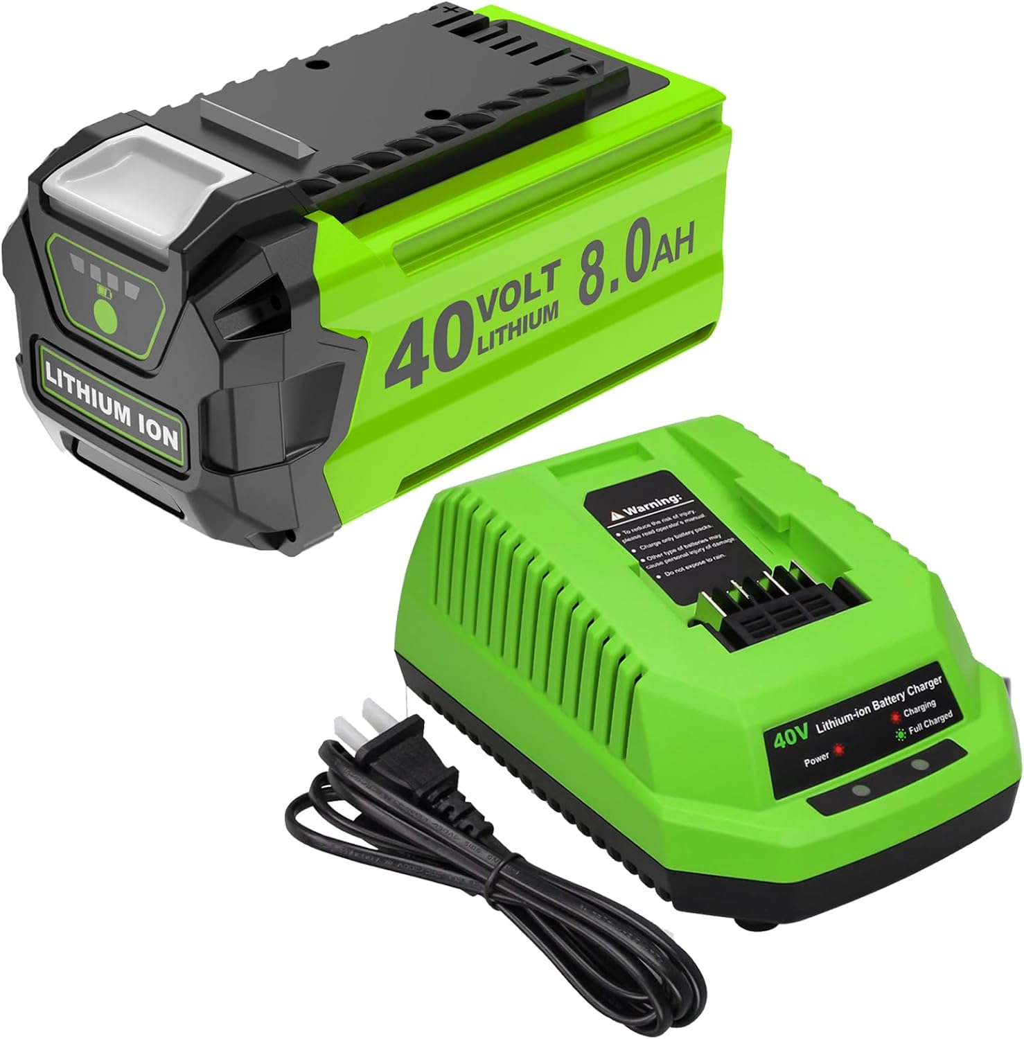 Detalle de Greenworks-Compatible Replacement Battery 8.0Ah
