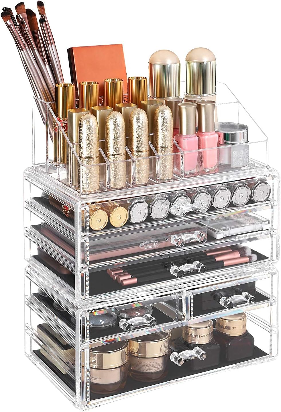 Thumbnail 4 de SONGMICS JKA009TP clear acrylic organiser 24cm