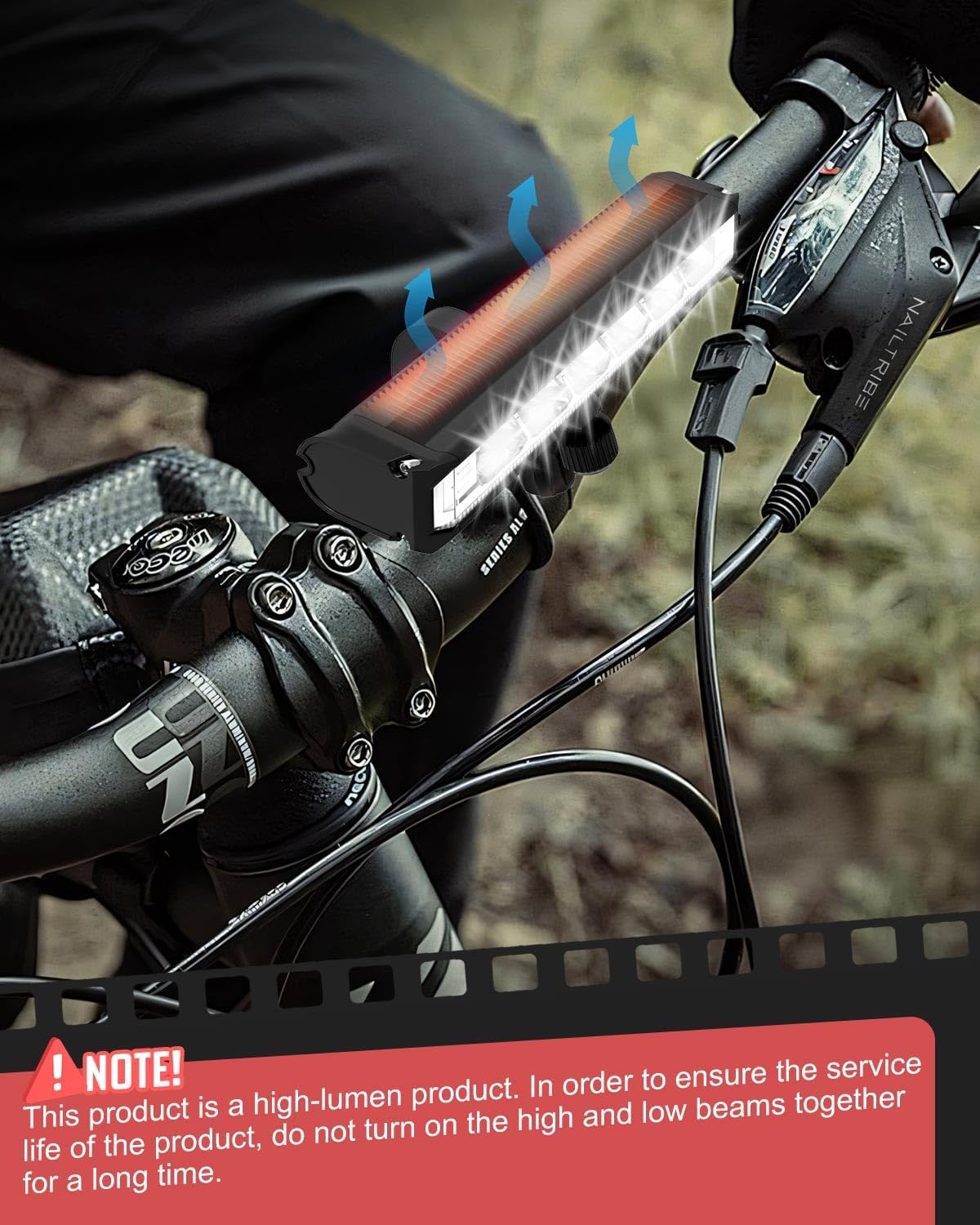 Thumbnail 6 de Ultra-Bright 10000 Lumen Bike Light Set