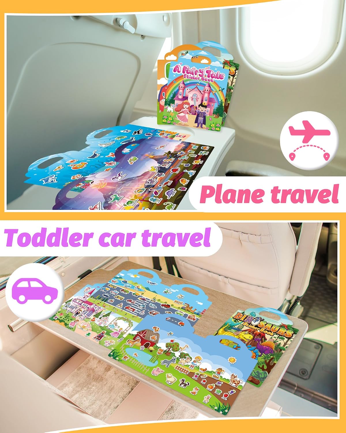 Thumbnail 1 de Walenced Reusable Sticker Book for Toddlers 🎨