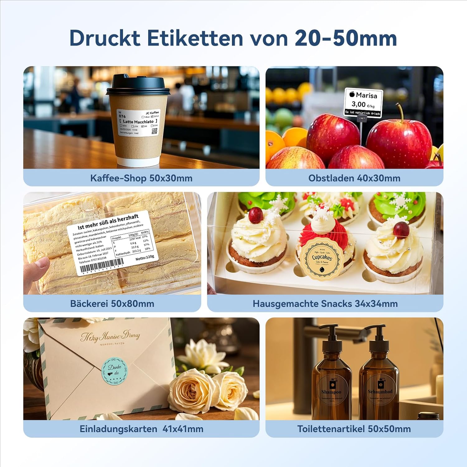 Thumbnail 3 de NIIMBOT B1 Etikettendrucker mit wasserdichtem Aufkleber ⚙️