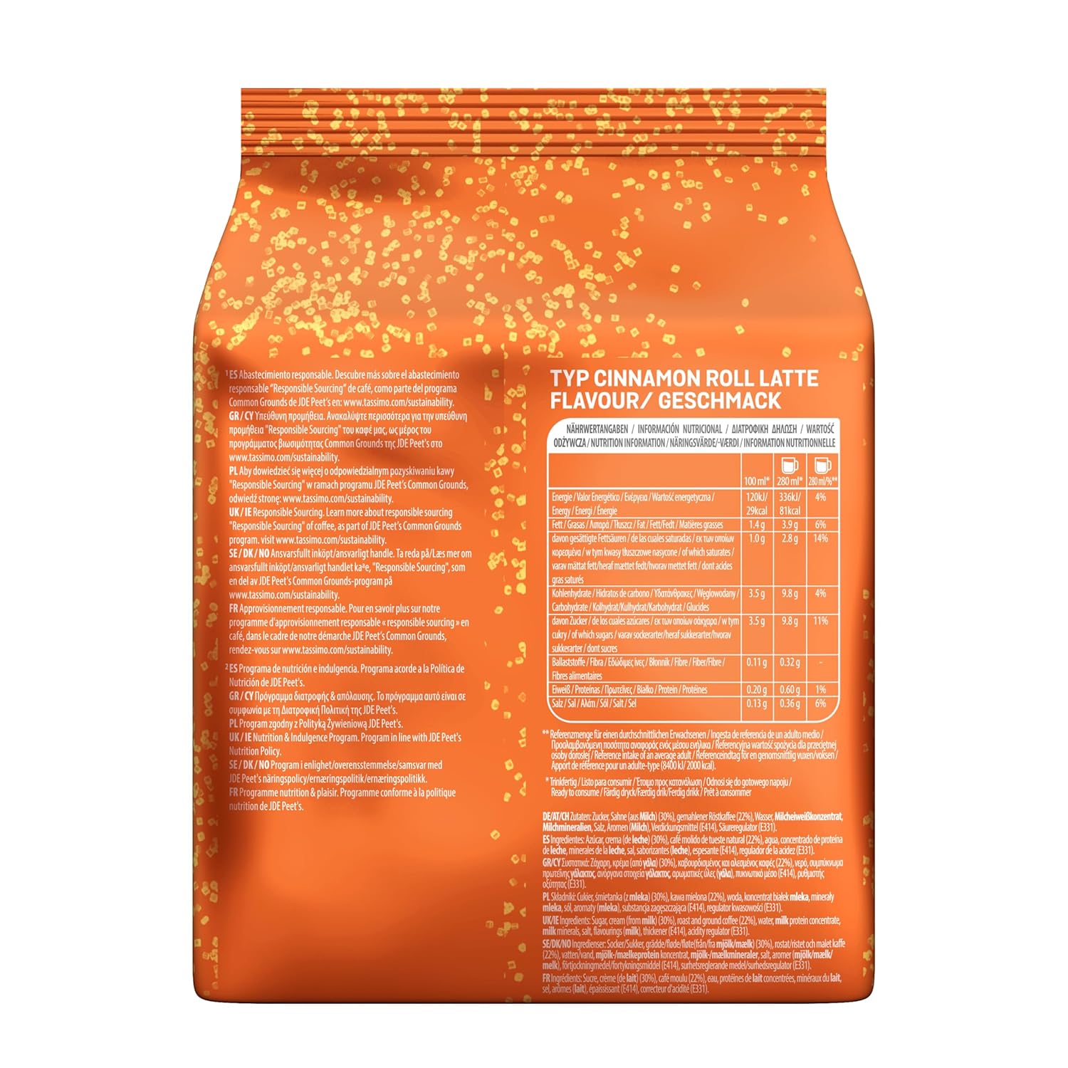 Thumbnail 1 de Tassimo Kapseln Limited Edition Cinnamon Roll Latte – 40 Kaffeekapseln (5 x 8 Pads)