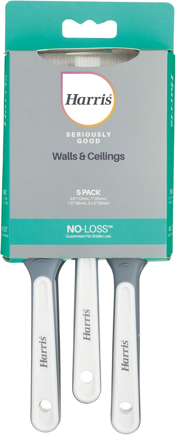 Detalle de Harris Seriously Good Paintbrush Set (5-Piece) – 0.5, 1, 1.5 and 2 inch Brushes