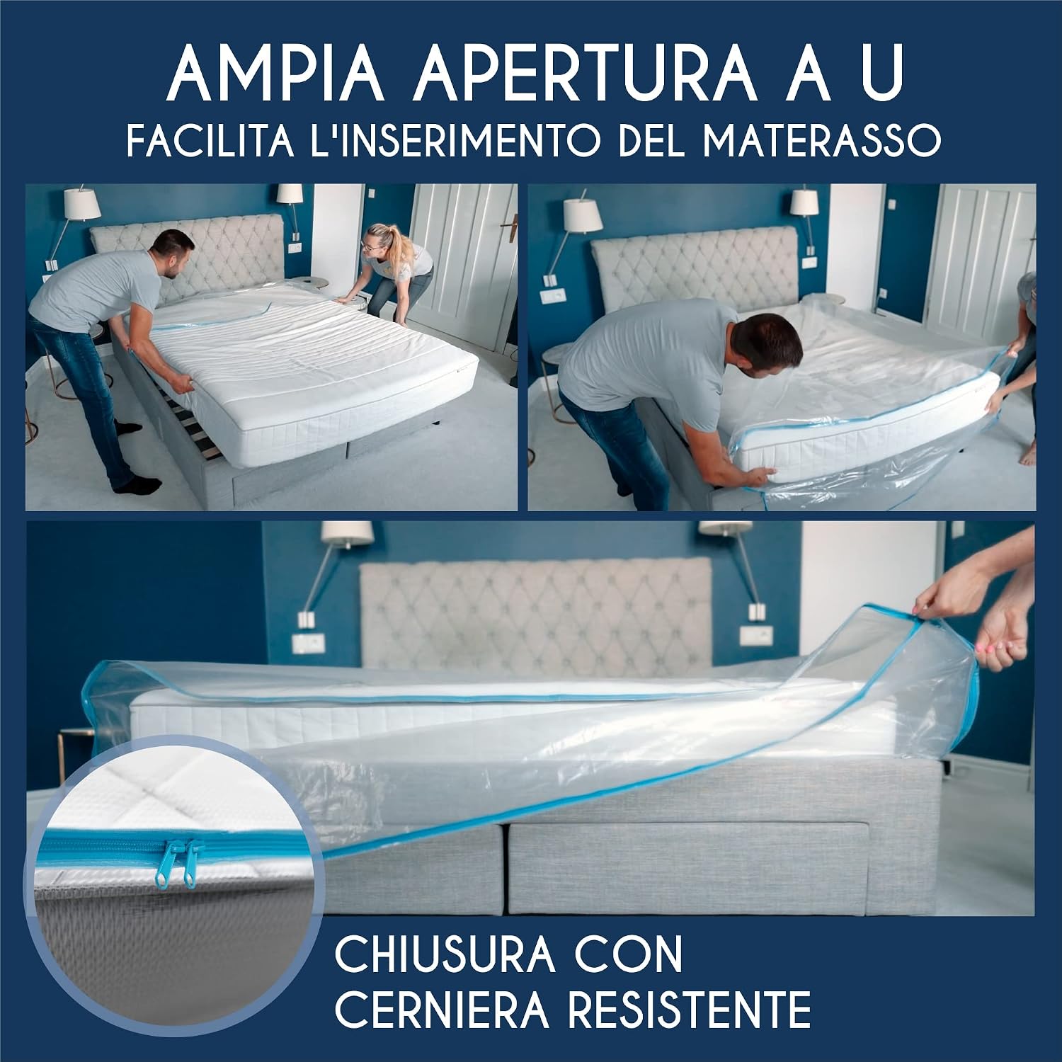 Detalle de Dreamzie Custodia Materasso 135x190