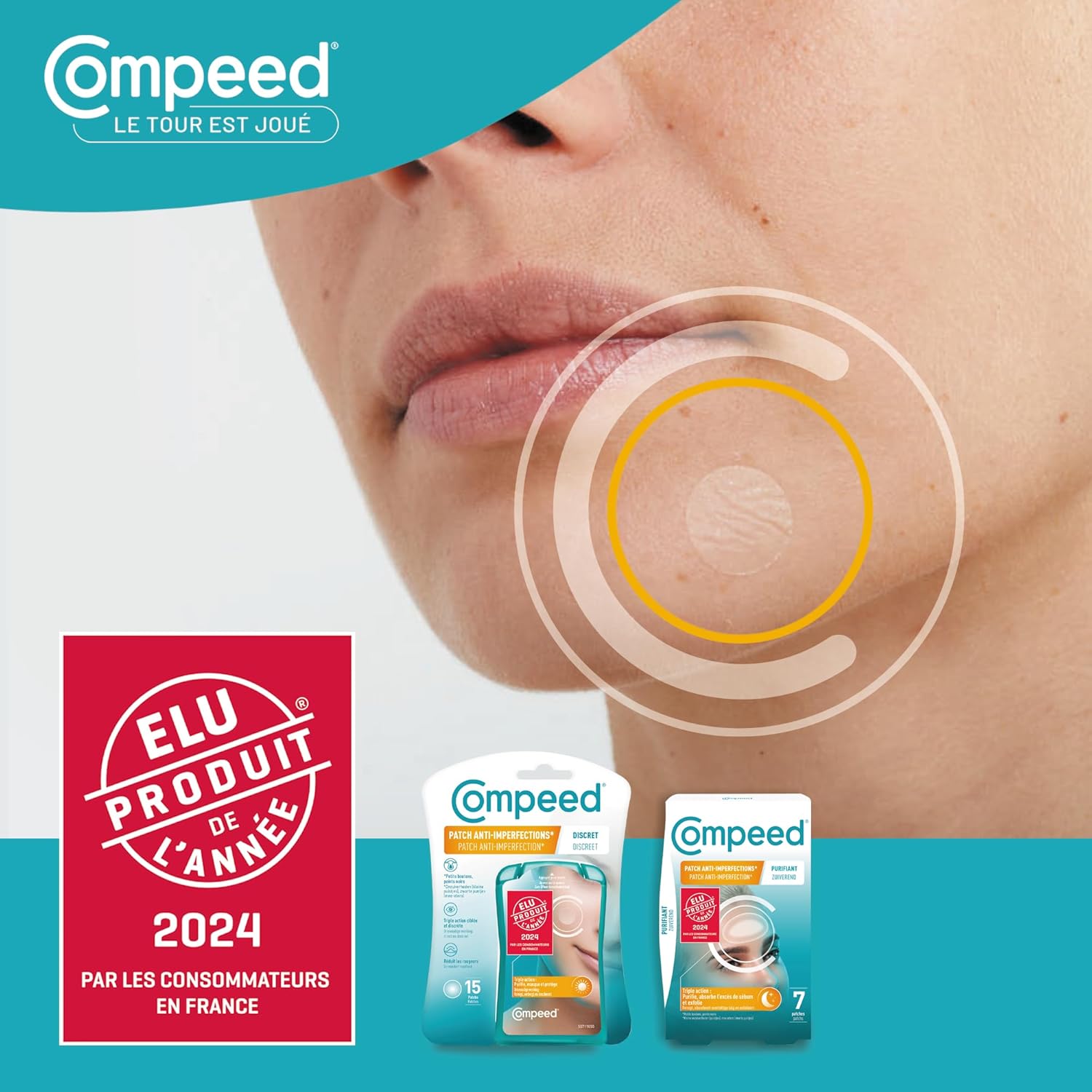 Detalle de Compeed Patch anti-imprefections