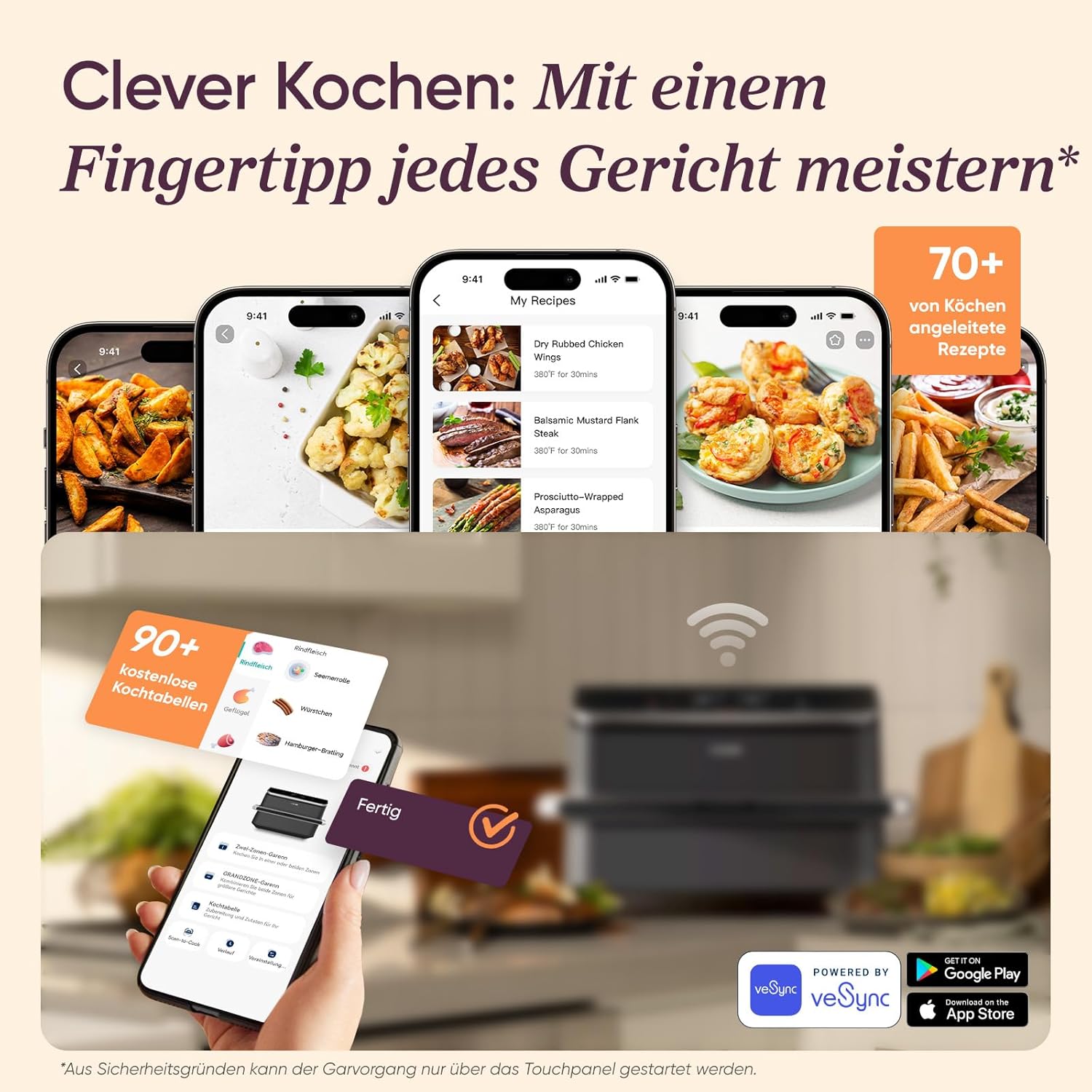 Thumbnail 5 de COSORI TwinFry 10L Heißluftfritteuse mit 2 Kammern
