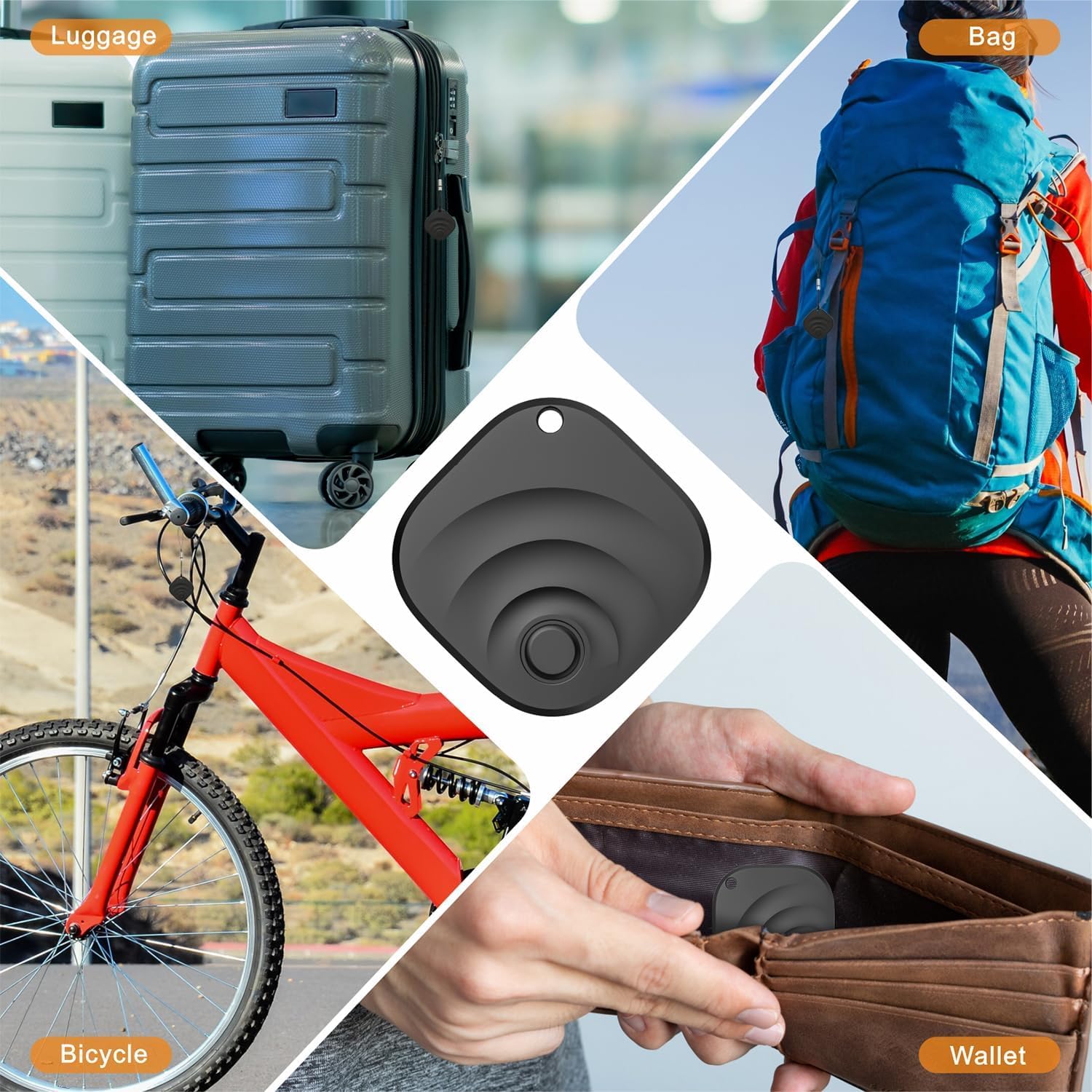 Detalle de Reyke Tracker Android: Smart Tag compatibile con Google Find My, set da 4 pezzi