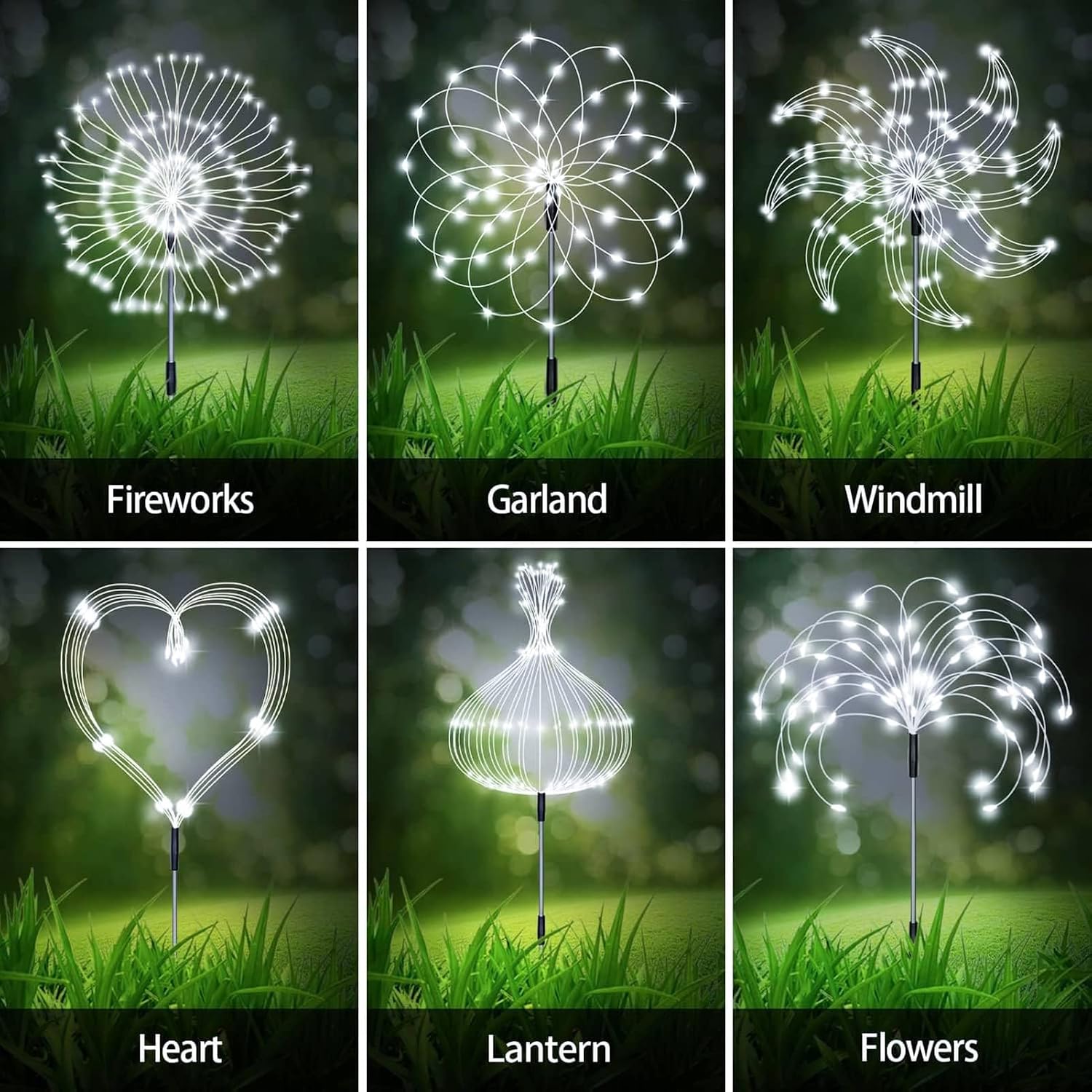 Thumbnail 6 de Joycome Luci Solari 2 Lampion da Giardino: 120 LED, 8 modalità, IP65 – Illuminazione solare per vialetti e giardino
