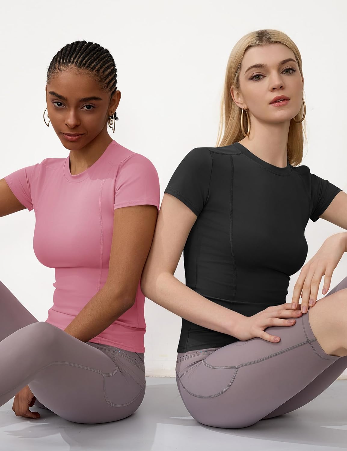 Thumbnail 2 de IECCP Women's Gym Shirt – Breathable, Quick-Dry Short Sleeve Training Top