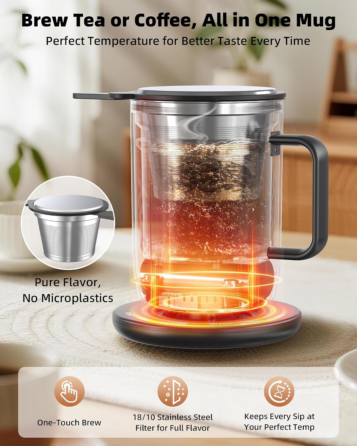 Thumbnail 6 de Nuwave Smart Heated Coffee Mug 16oz