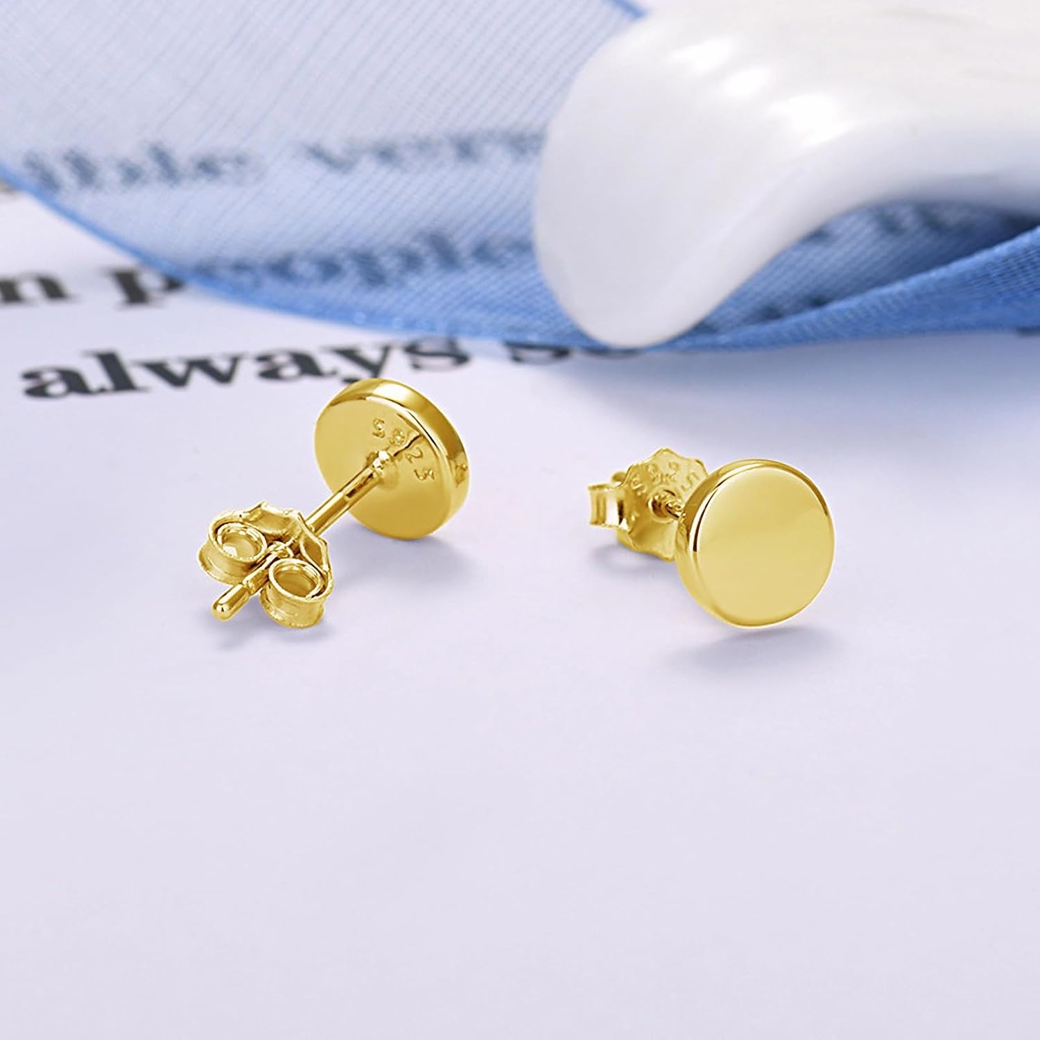 Thumbnail 2 de Loutade 925 Silber Ohrstecker 6 mm Damen