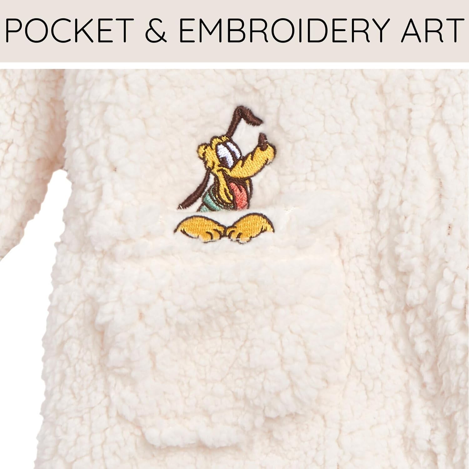 Detalle 1 de Disney Baby P-B2N7130PH Hooded Sherpa Jumpsuit with Full-Length Zipper
