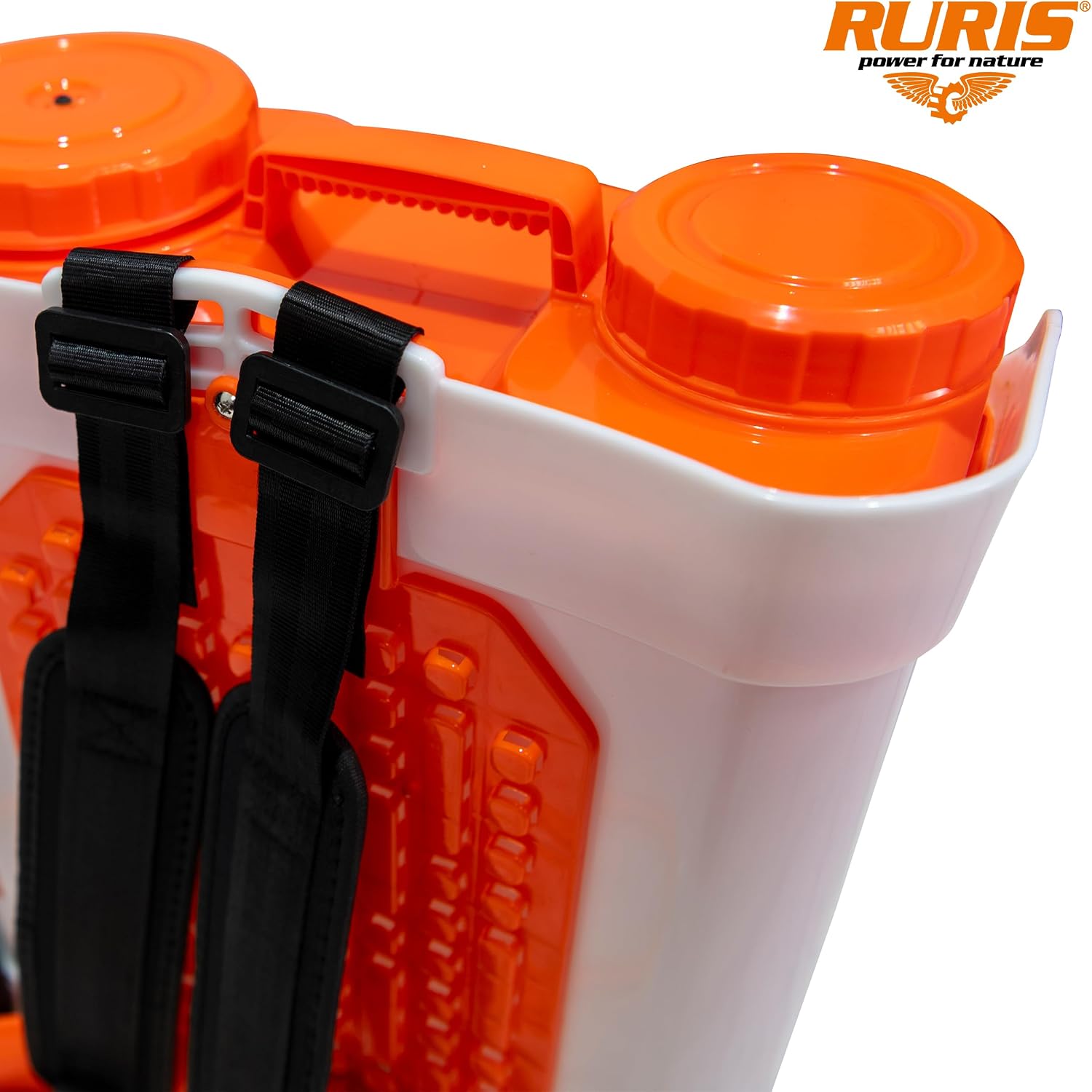 Detalle de RURIS CSR 1900S – opryskiwacz elektryczny 18 l, 12 V 8 Ah, lanca teleskopowa
