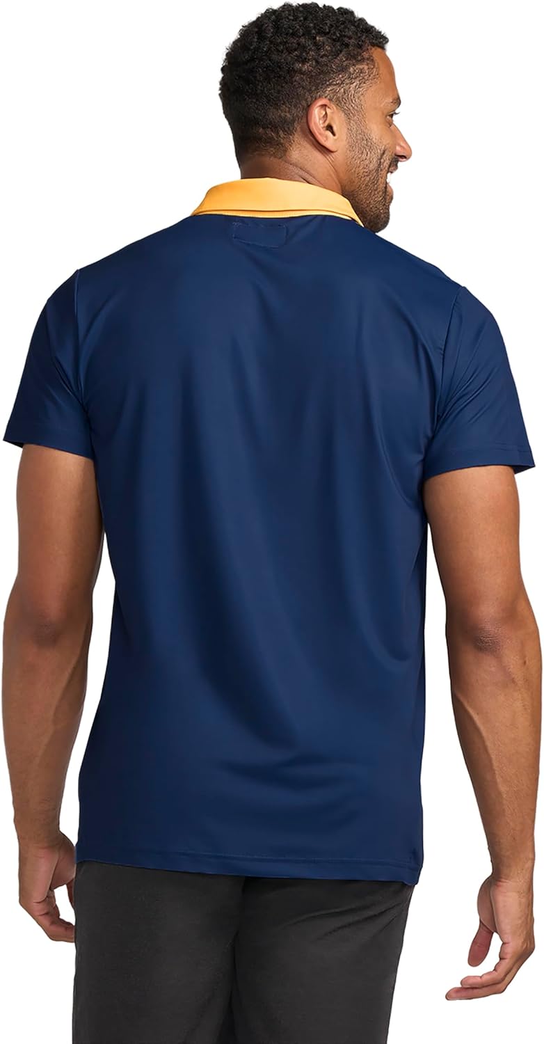 Thumbnail 4 de Tipsy Elves Men's Performance Golf Shirt – 4-Way Stretch, Quick Dry, Athletic Cut