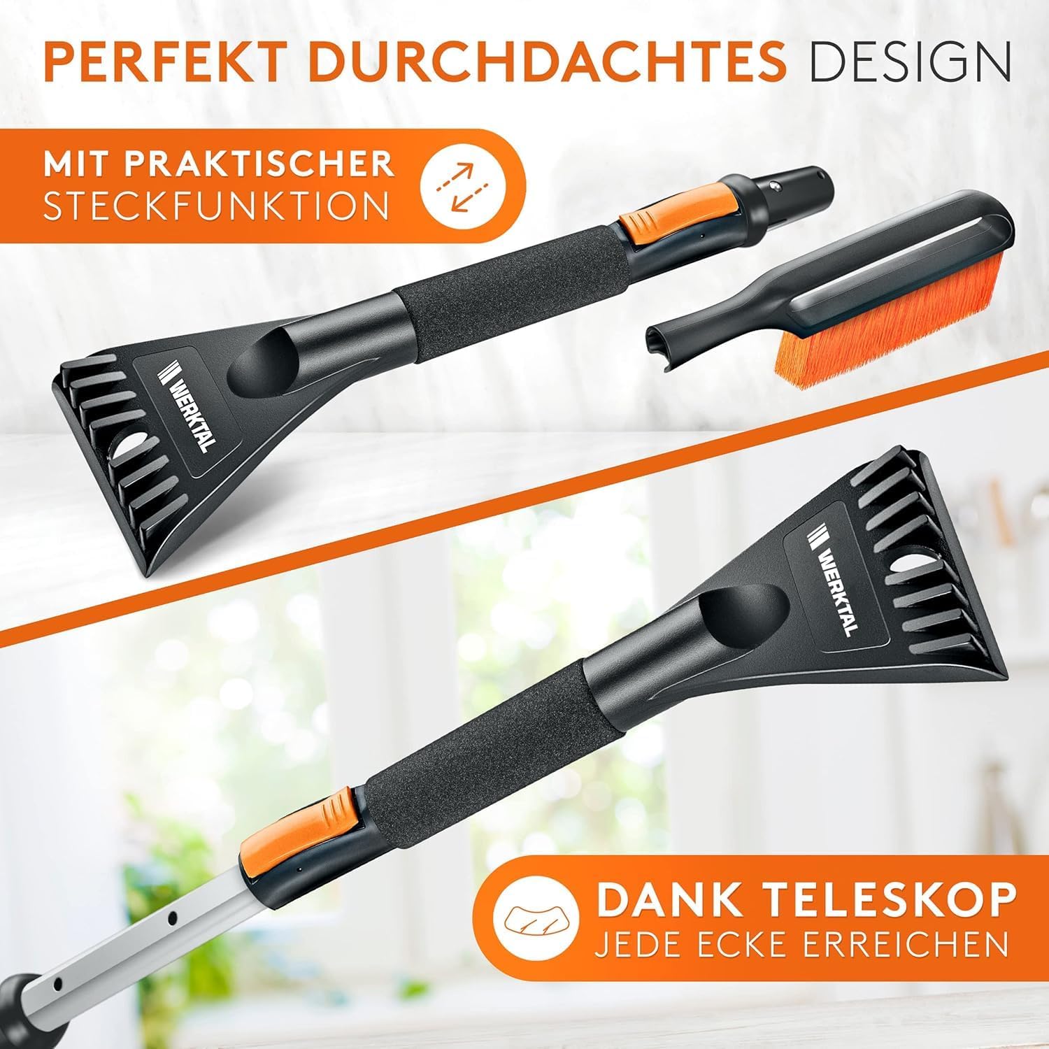 Thumbnail 6 de WERKTAL Eiskratzer Teleskop mit Besen
