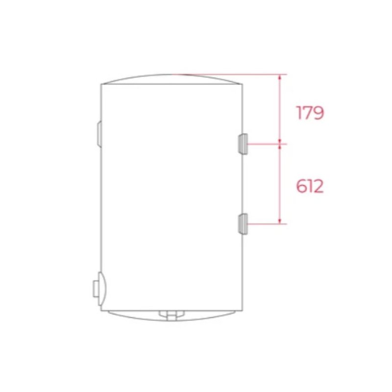 Detalle 2 de Teka EWH 80 DHH 80L termo eléctrico