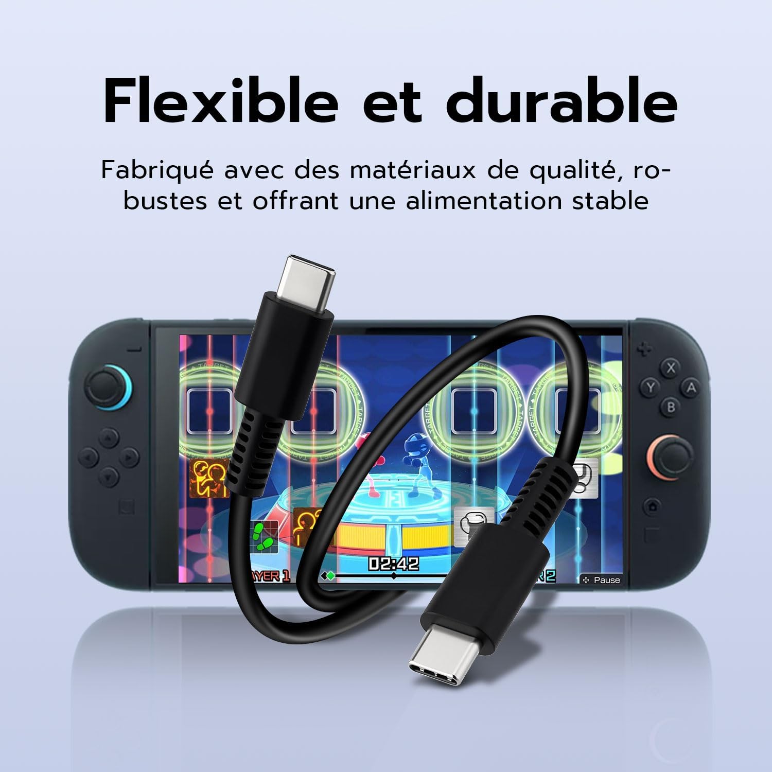 Thumbnail 4 de Mcbazel adaptateur secteur 60W USB-C pour Switch / Switch OLED / Switch Lite, Steam Deck et manettes Pro