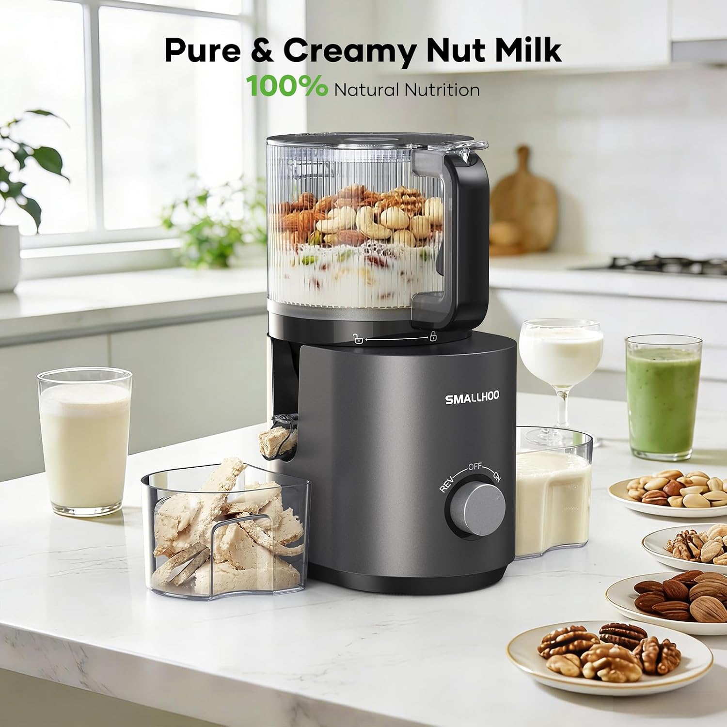 Thumbnail 5 de 3-in-1 Juicer Machines: Cold Press Juicer with 7" Ultra-Wide Chute and 120oz Hopper