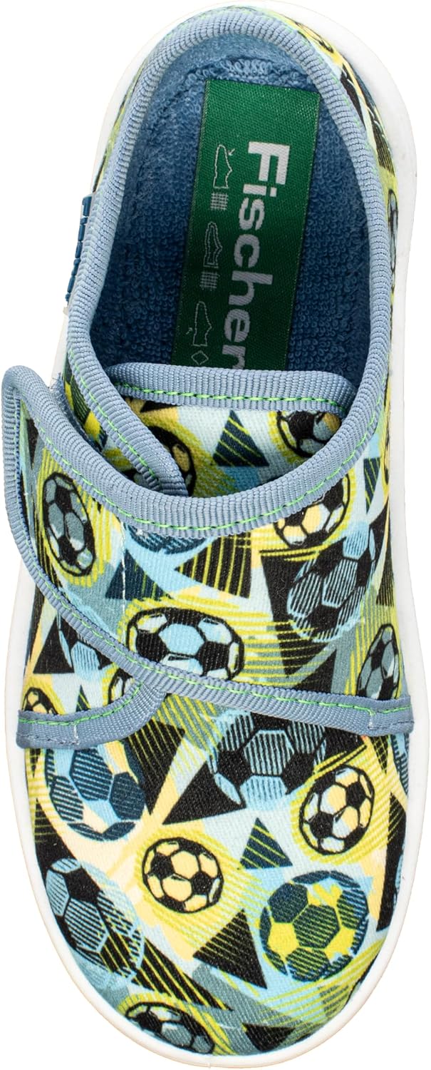 Detalle de Fischer Tim MuleGarçon — Chaussure de football multicolore à semelle blanche