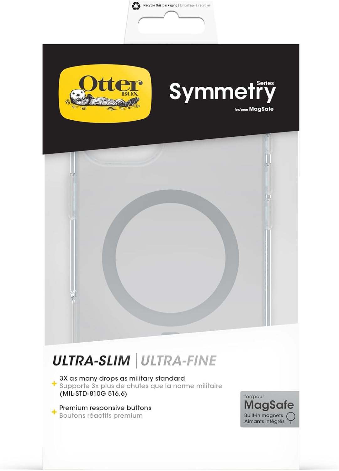 Thumbnail 4 de OtterBox Symmetry Series Clear MagSafe Case for iPhone 16 Plus