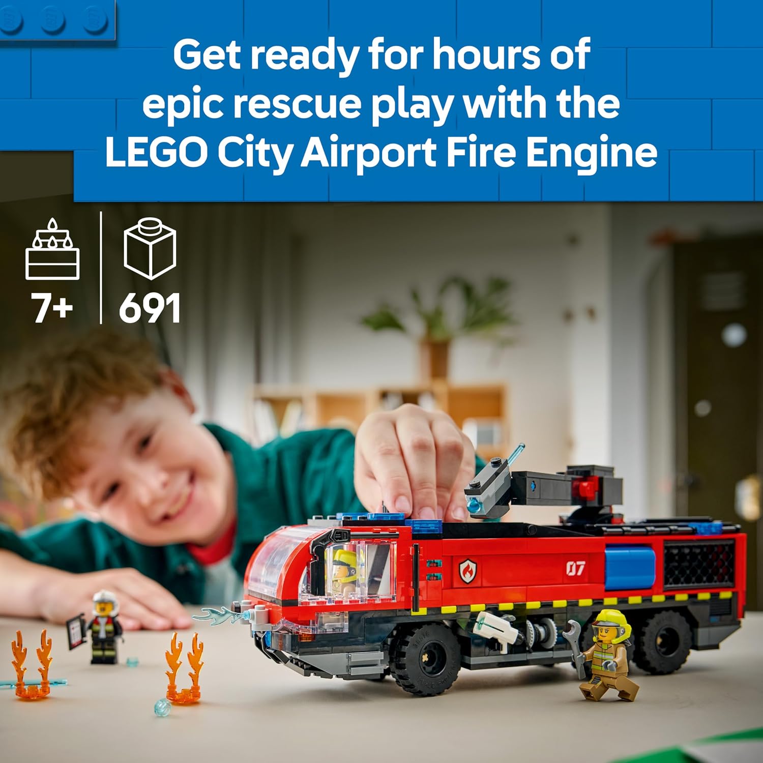 Detalle 2 de LEGO City 60499 fire engine kit