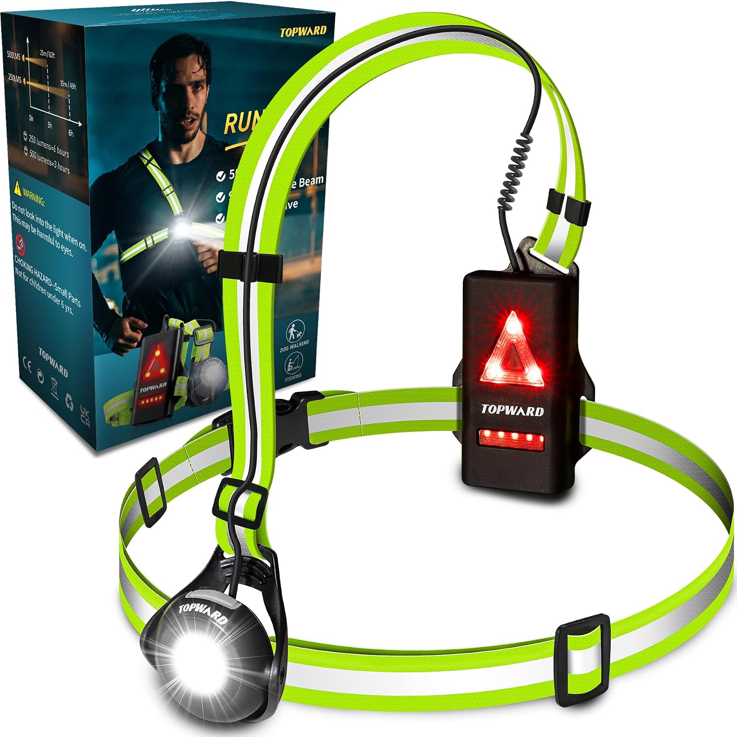 Thumbnail 6 de Topward Running Lights Chest Torch 500 lumen