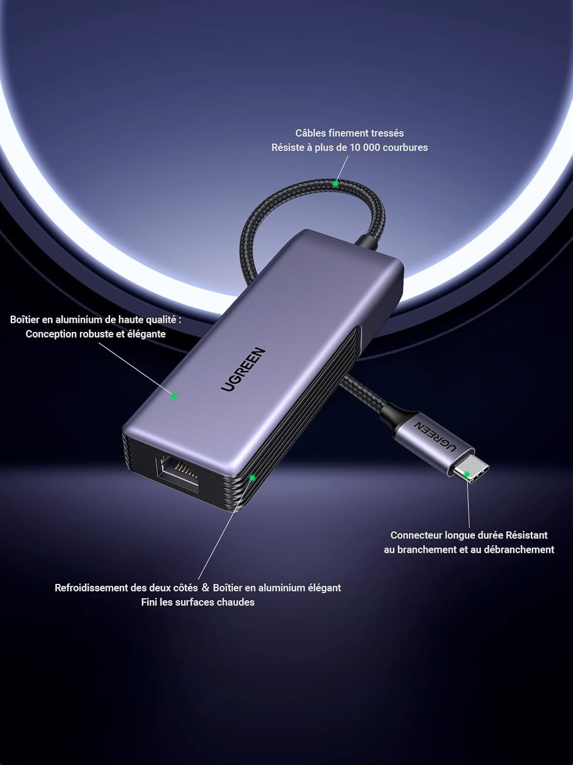 Thumbnail 6 de UGREEN 5Gbps Adaptateur USB C Ethernet 📶