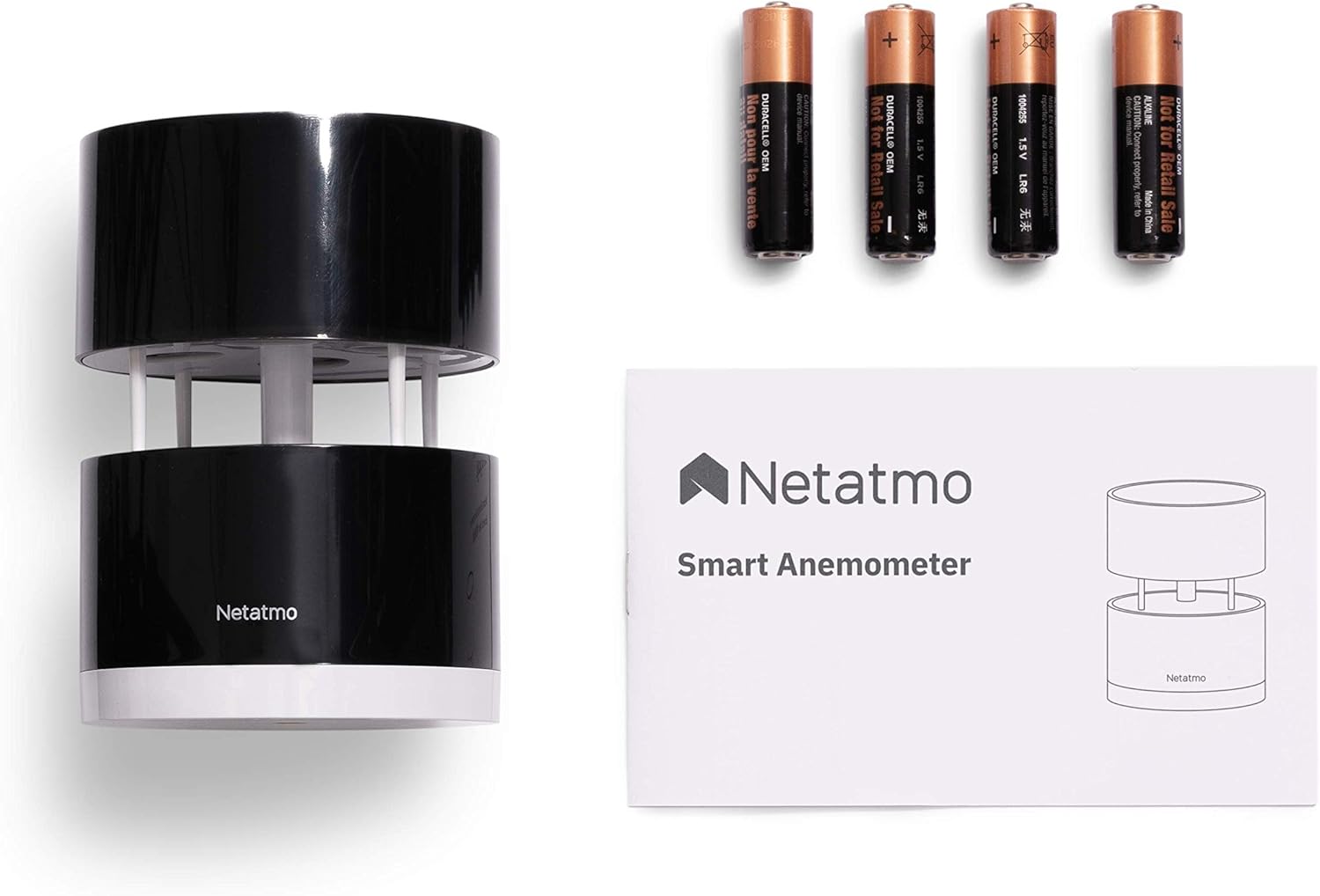 Thumbnail 3 de Netatmo Windmesser für Netatmo-Wetterstation, schwarz (NWA01-WW) – 16 cm