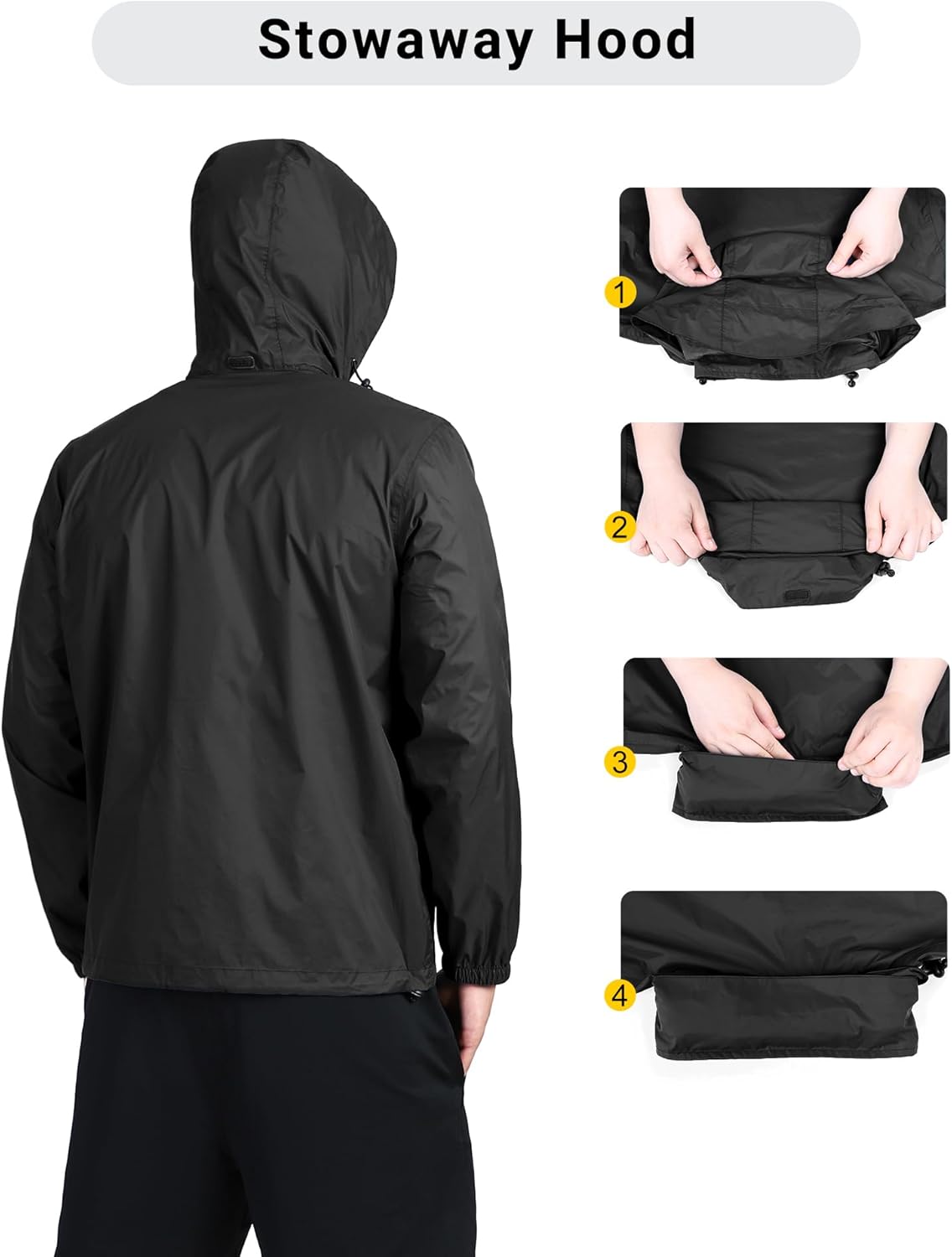 Thumbnail 1 de Outdoor Ventures Regenjacke Herren – Ultraleicht, wasserdicht und faltbar