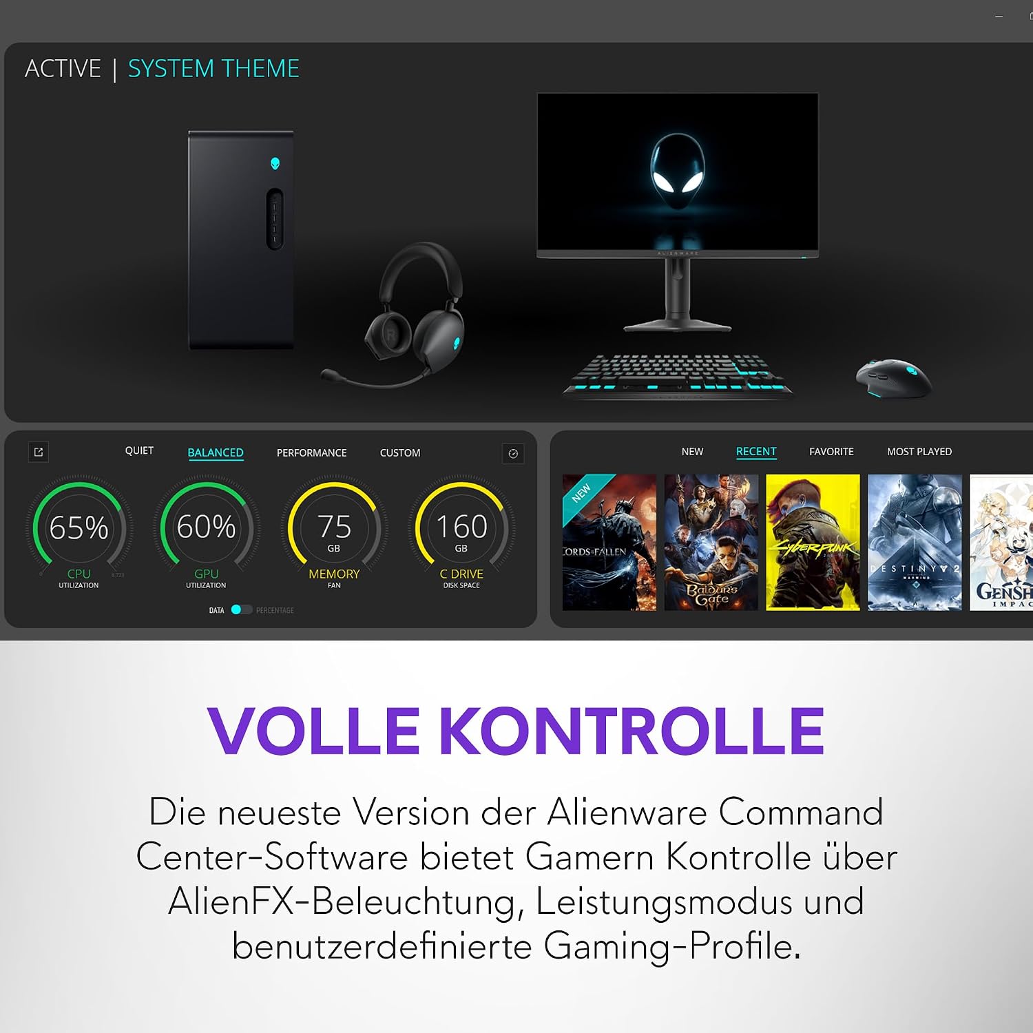 Thumbnail 2 de Alienware Aurora ACT1250 Gaming-PC