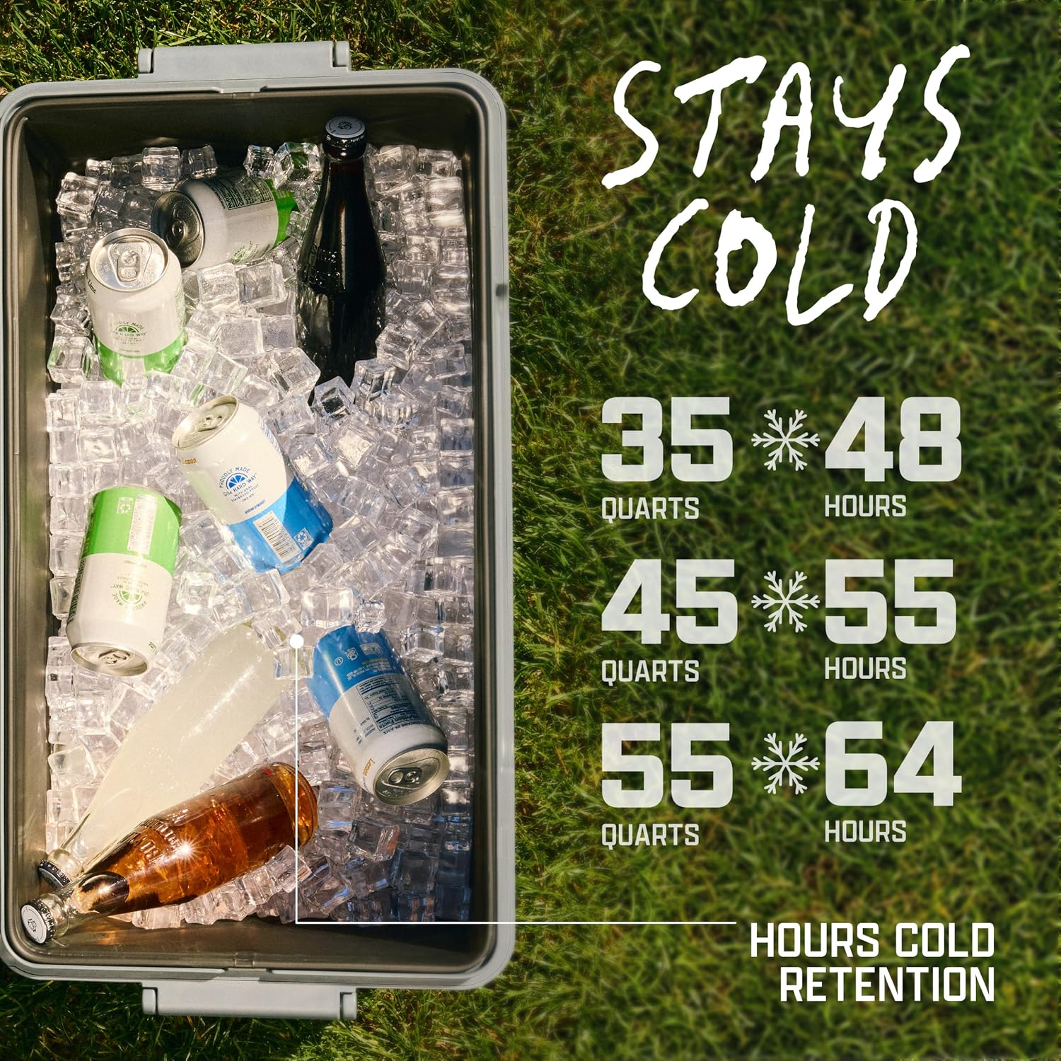 Detalle 1 de Coleman Collapsible Hard Cooler, 55-Quart