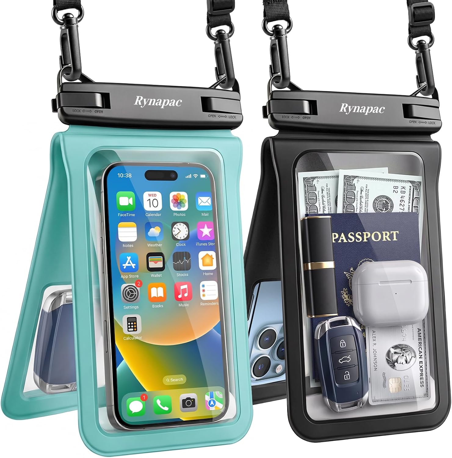 Detalle de Rynapac Waterproof Phone Pouch, Fits up to 8.5 Inches